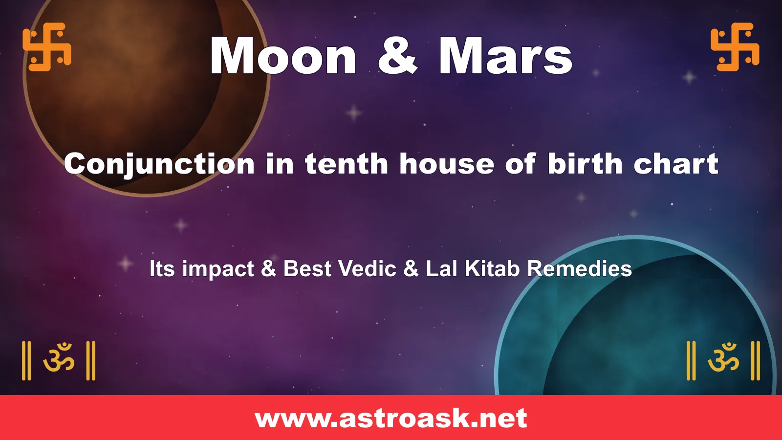 Moon and Mars conjunction in the 10th house — Vedic astrology | AstroAsk