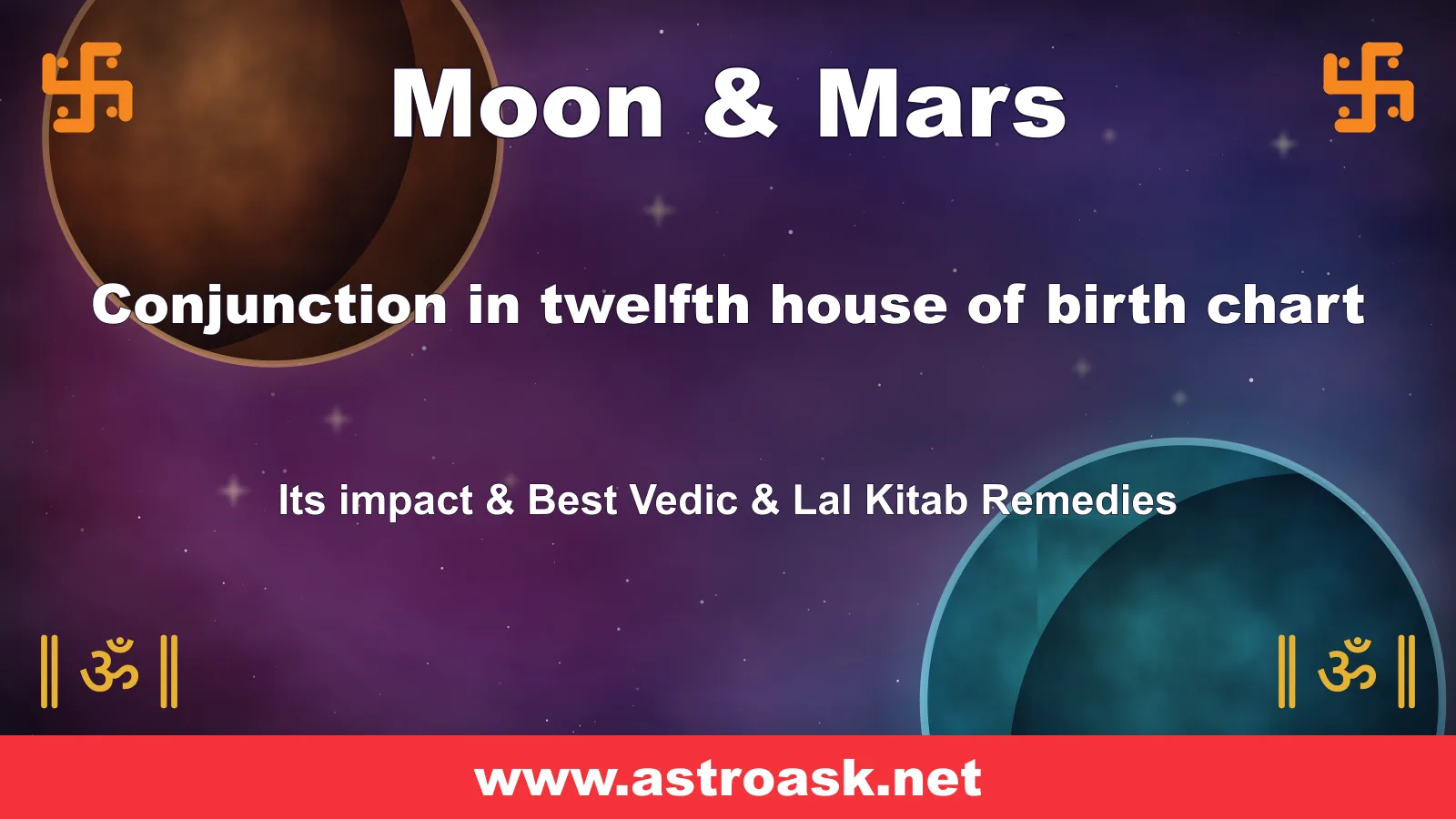 Moon and Mars conjunction in the 12th house — Vedic astrology | AstroAsk