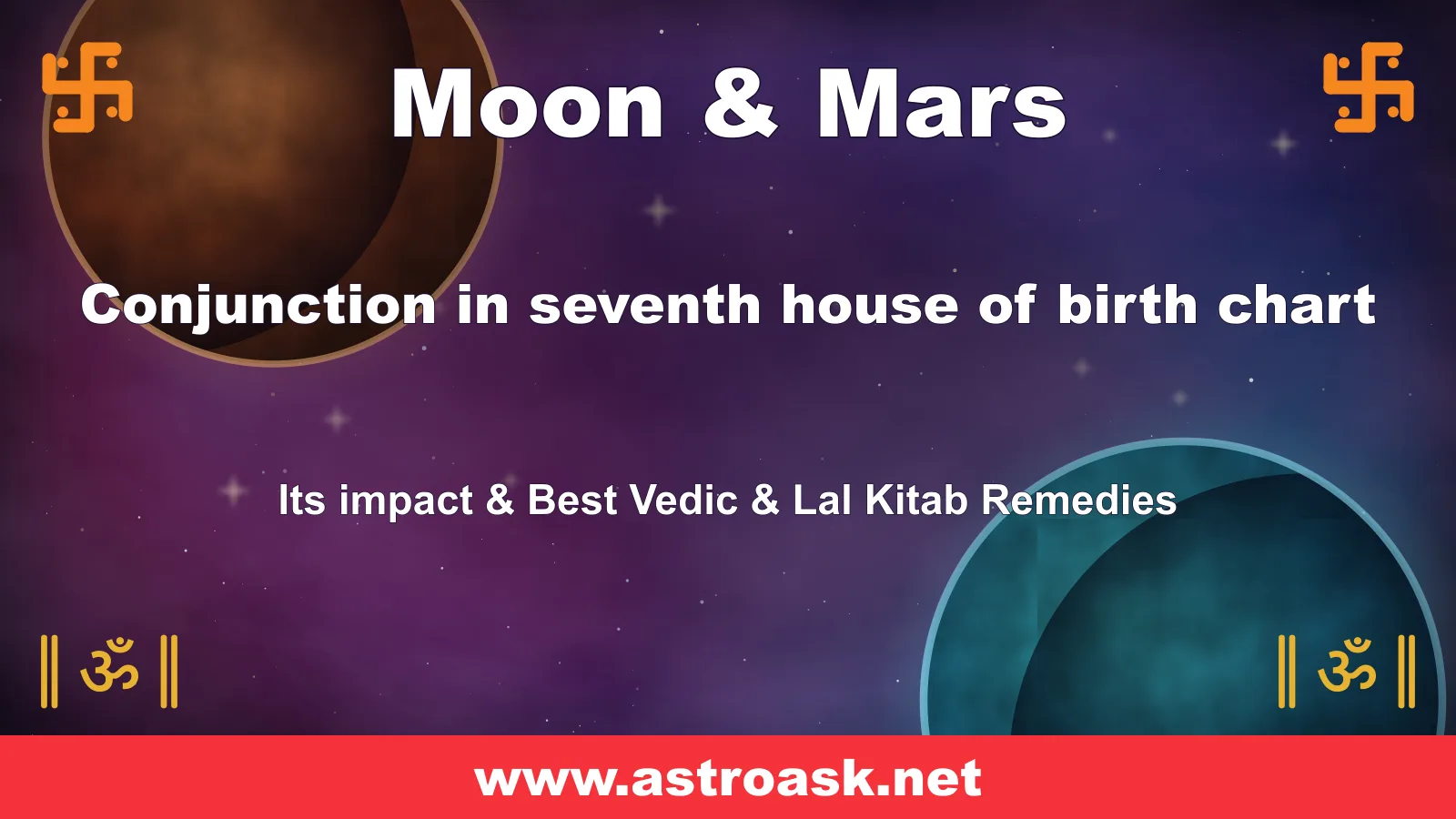 Moon and Mars conjunction in the 7th house — Vedic astrology | AstroAsk
