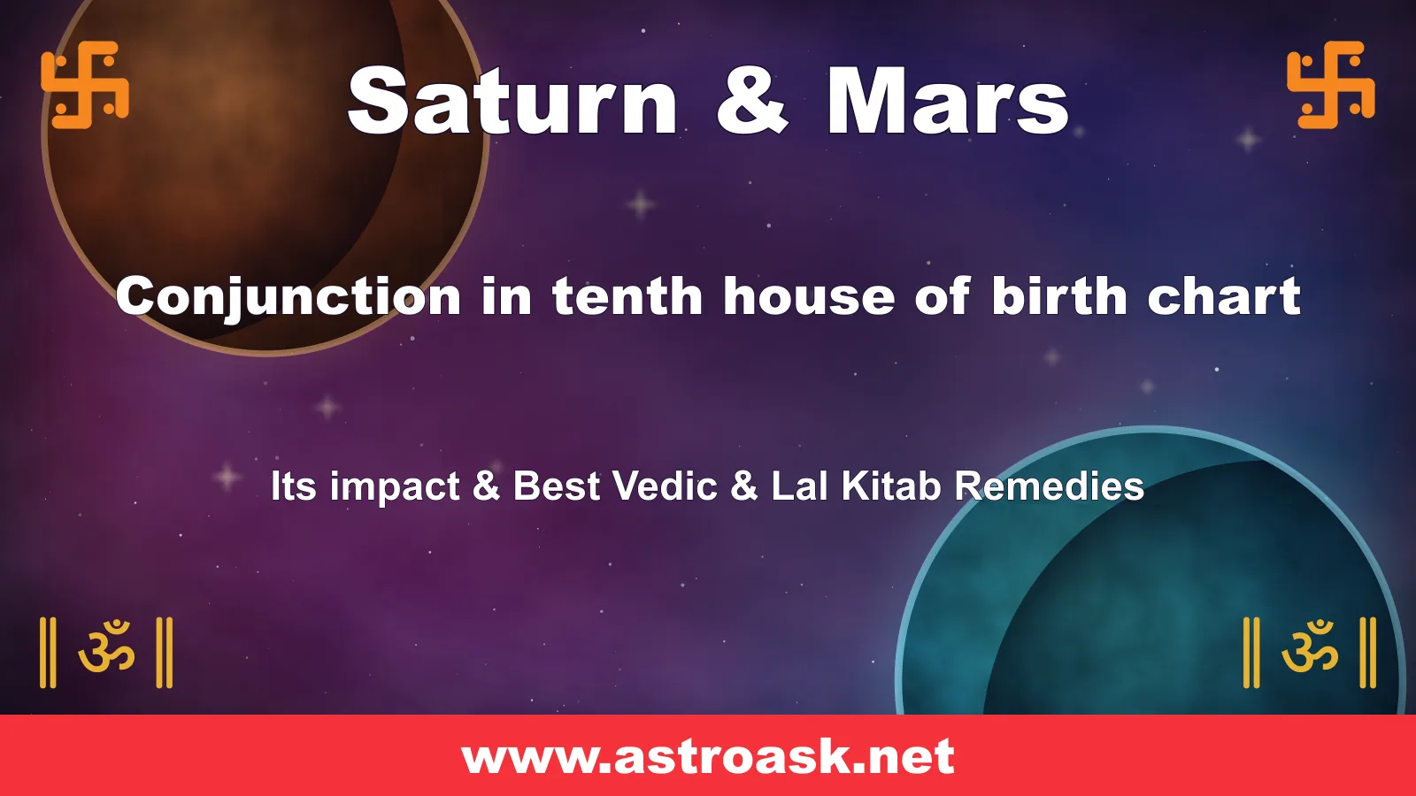 Saturn and Mars conjunction in the 10th house — Vedic astrology | AstroAsk