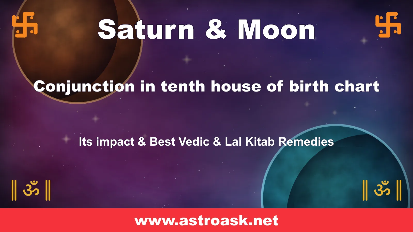 Saturn and Moon conjunction in the 10th house — Vedic astrology | AstroAsk