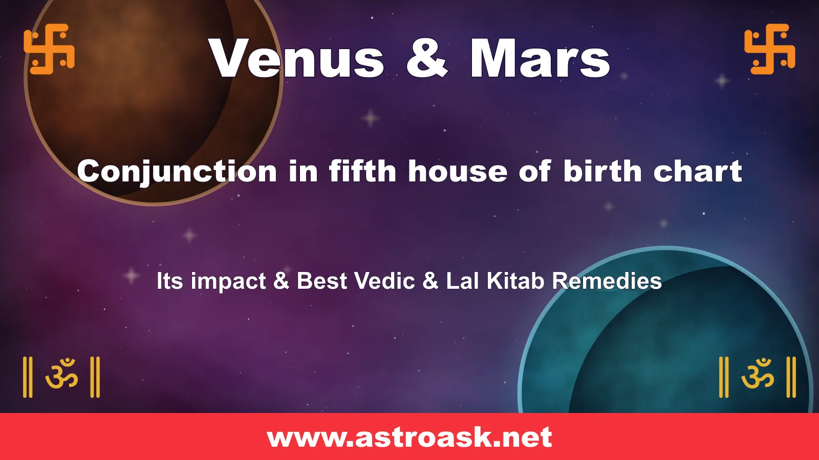 Venus and Mars conjunction in the 5th house — Vedic astrology | AstroAsk