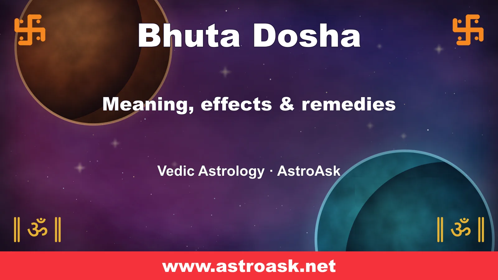 Bhuta Dosha — meaning, effects and remedies in Vedic astrology | AstroAsk