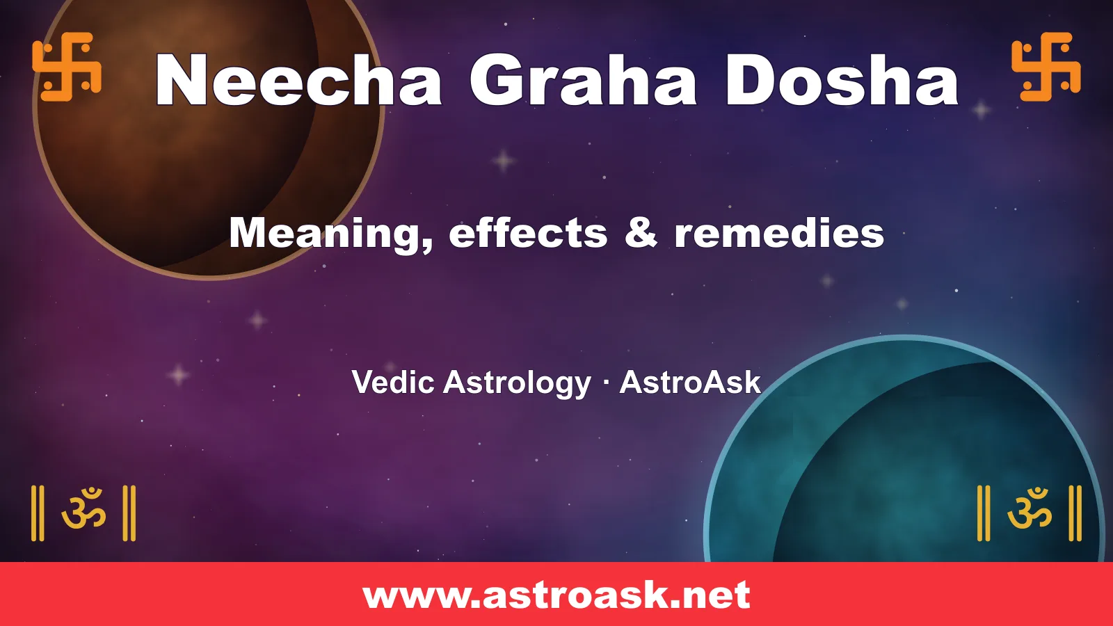 Neecha Graha Dosha — meaning, effects and remedies in Vedic astrology | AstroAsk
