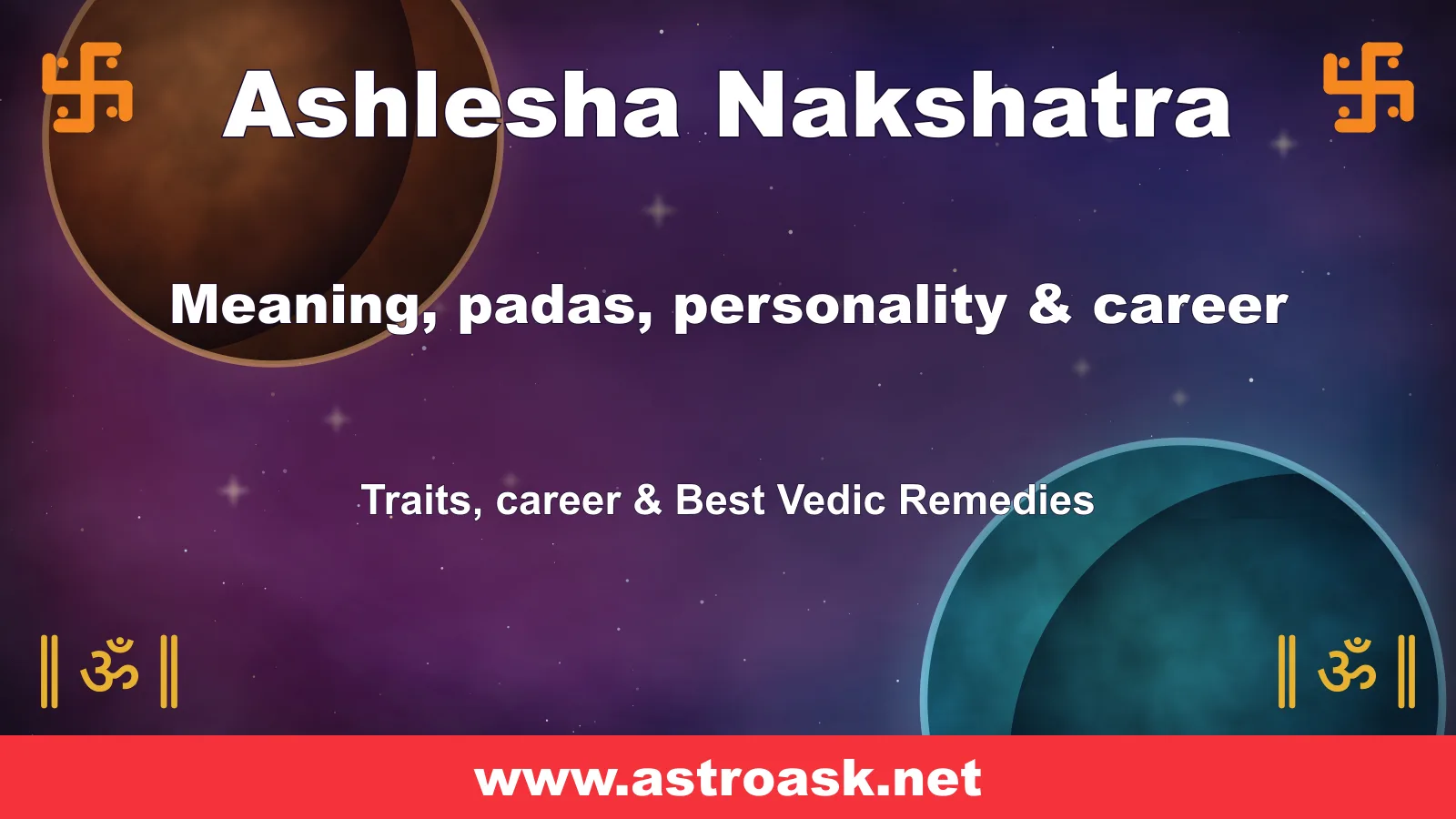 Ashlesha Nakshatra — Vedic lunar mansion illustration | AstroAsk