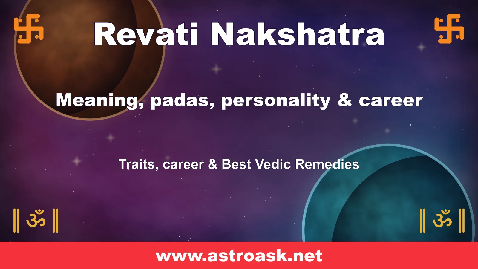 Revati Nakshatra — Vedic lunar mansion illustration | AstroAsk