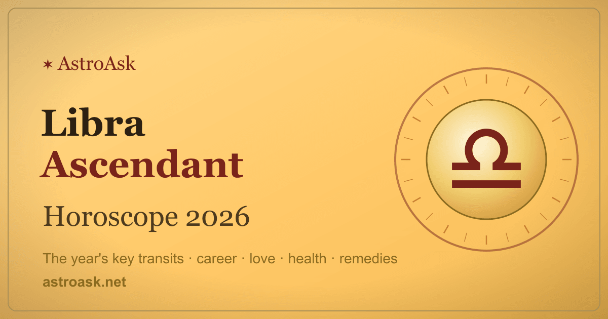 Libra Ascendant Horoscope 2026
