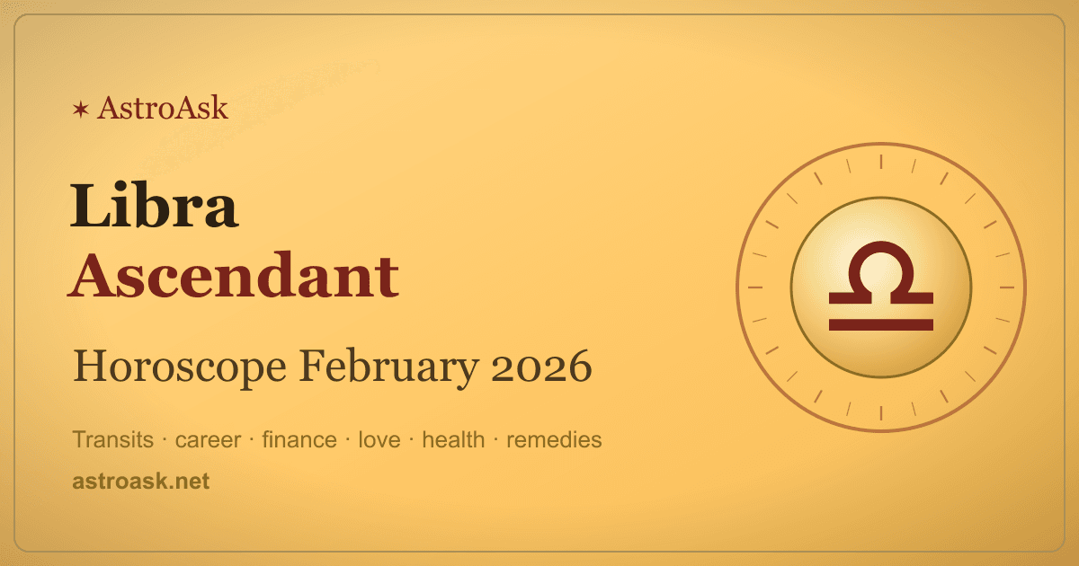 Libra Ascendant Horoscope February 2026