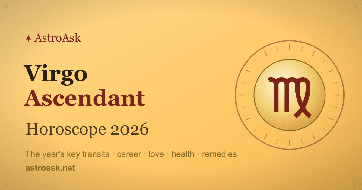 Virgo Ascendant Horoscope 2026
